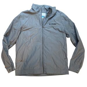 Columbia Sportswear Lightweight Full Zip Jacket Gray Men's Size L
